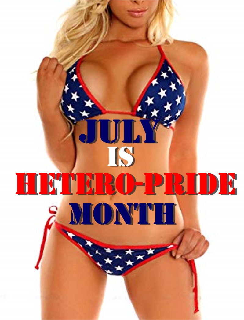 patriotic bikini - Juny Is HeteroPride & Month