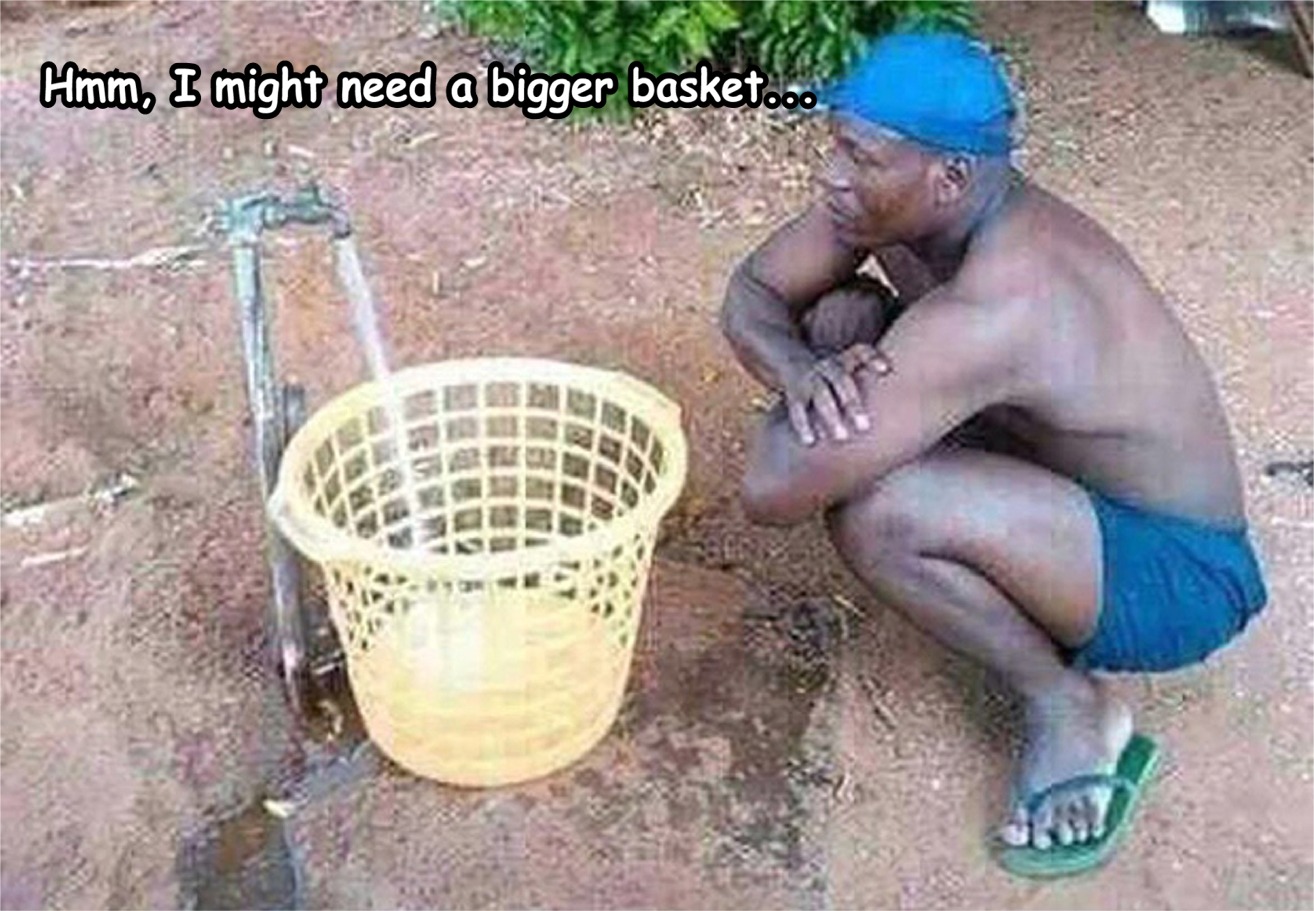 Hmm, I might need a bigger basket. 1