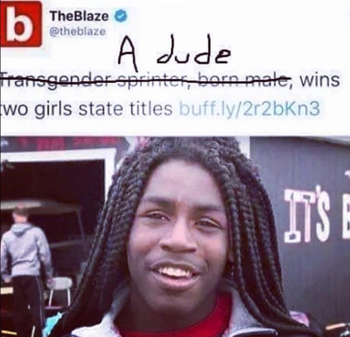 transgender sprinter - TheBlaze 2 D A dude Fransgender sprinter, born mate, wins wo girls state titles buff.ly2r2bkn3