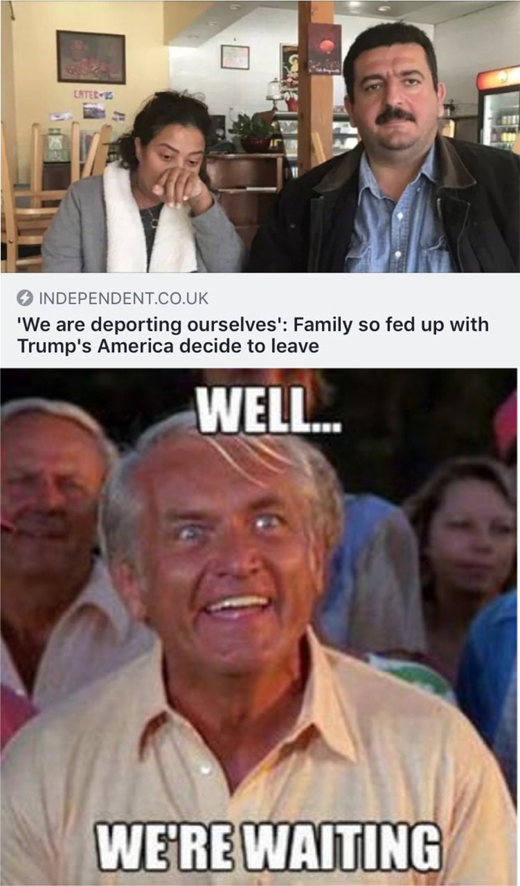 ted knight well we re waiting - Unters Independent.Co.Uk 'We are deporting ourselves' Family so fed up with Trump's America decide to leave Well... We'Re Waiting