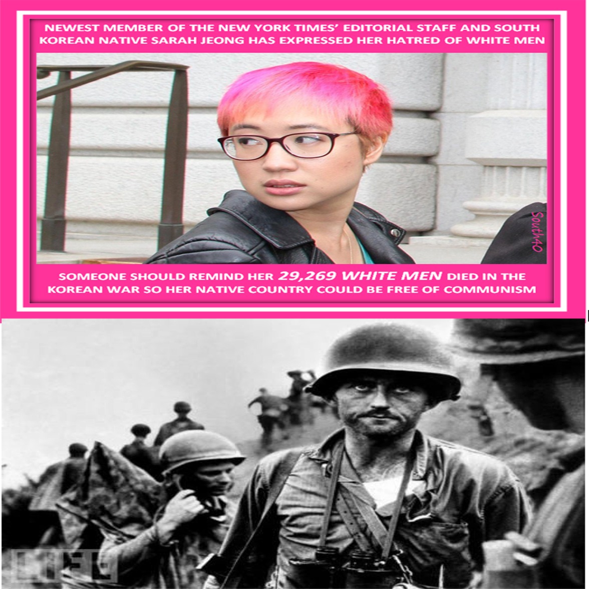 glasses - Newest Member Of The New York Times' Editorial Staff And South Korean Native Sarah Jeong Has Expressed Her Hatred Of White Men Southao Someone Should Remind Her 29,269 White Men Died In The Korean War So Her Native Country Could Be Free Of Commu