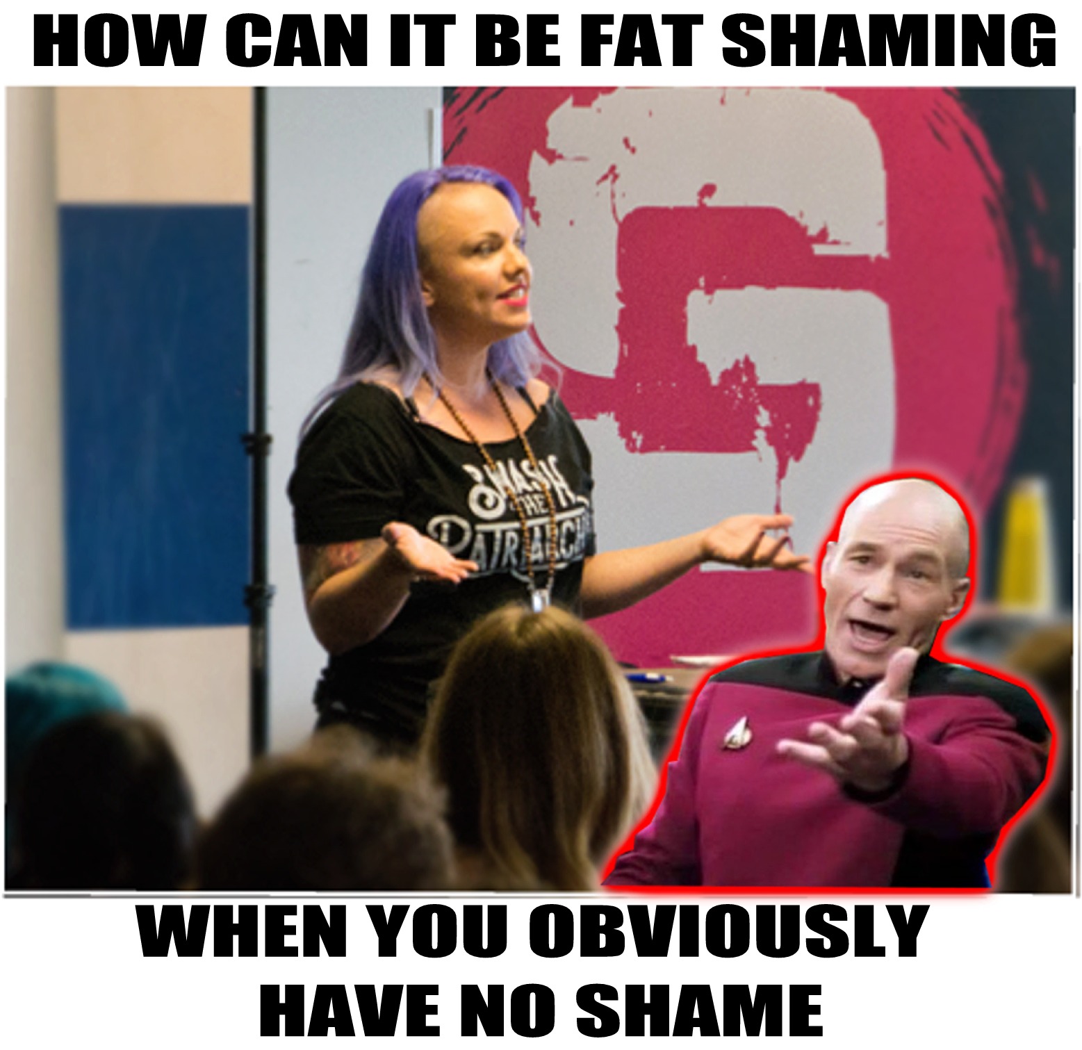 memes - photo caption - How Can It Be Fat Shaming When You Obviously Have No Shame