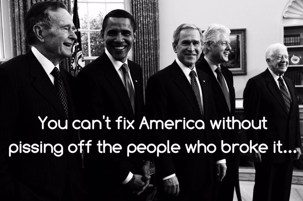 memes - former presidents in us - You can't fix America without pissing off the people who broke it...,