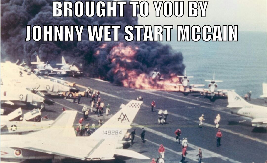 uss forrestal fire - Brought To You By Johnny Wet Start Mccain 149284