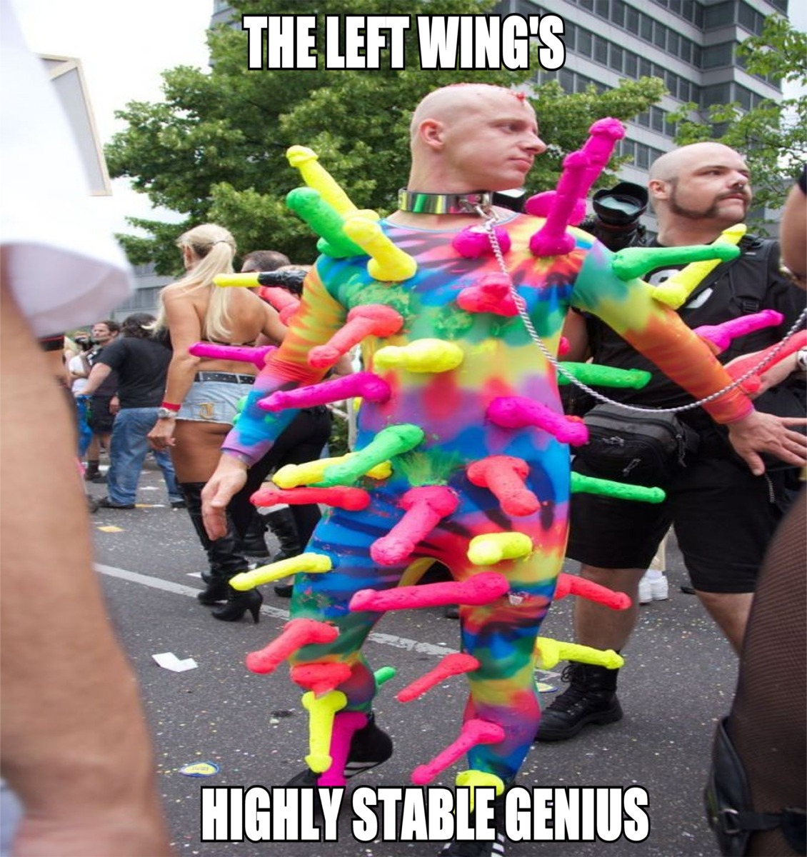 gay pride parade dildo - The Left Wing'S Highly Stable Genius