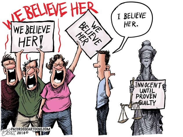 believe her - Ie Believe Her I Believe Her. We Believe Her! Her Believe We Innocent Until T Proven Builty Patcrosscartoons.Com Pes 2018 Tv