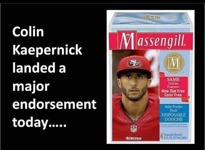 website - Massengill. Colin Kaepernick landed a major endorsement today..... Same Delicate Fragrance Now Dye Free Color Free Baby Powder Fresh Disposable Douche . 49ERS Digle Droches 5 Fl. Oz 1775 Units