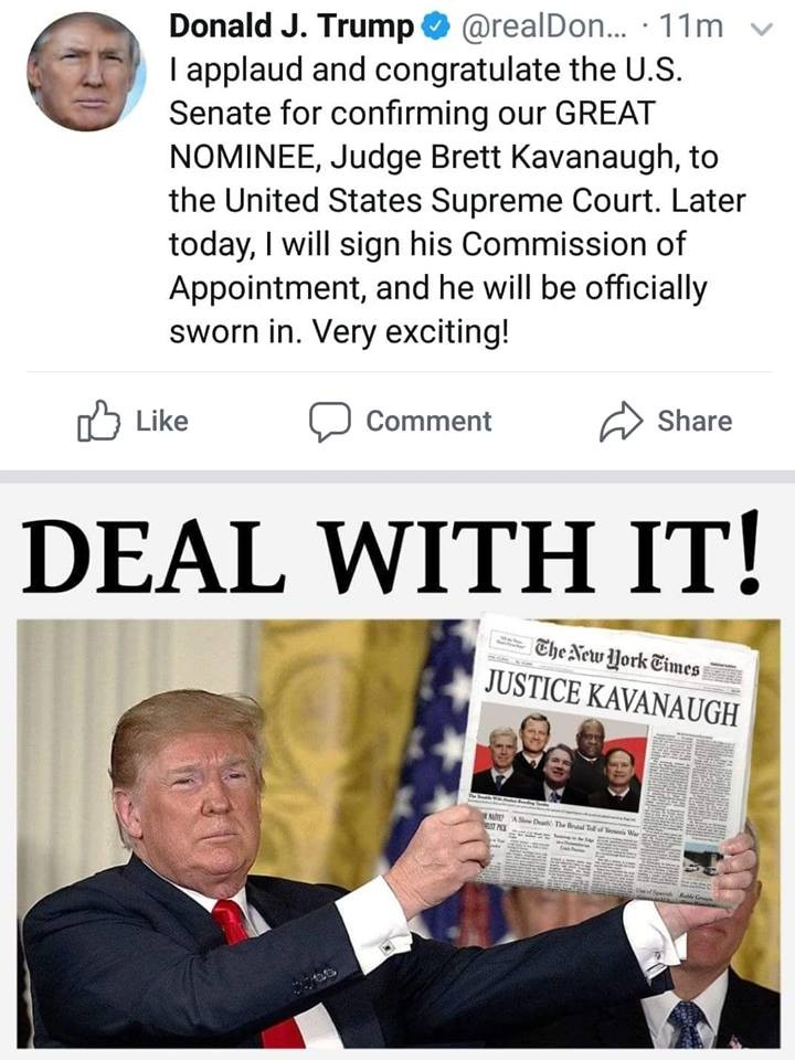 mars hill graduate school - Donald J. Trump ... 11m v I applaud and congratulate the U.S. Senate for confirming our Great Nominee, Judge Brett Kavanaugh, to the United States Supreme Court. Later today, I will sign his Commission of Appointment, and he wi