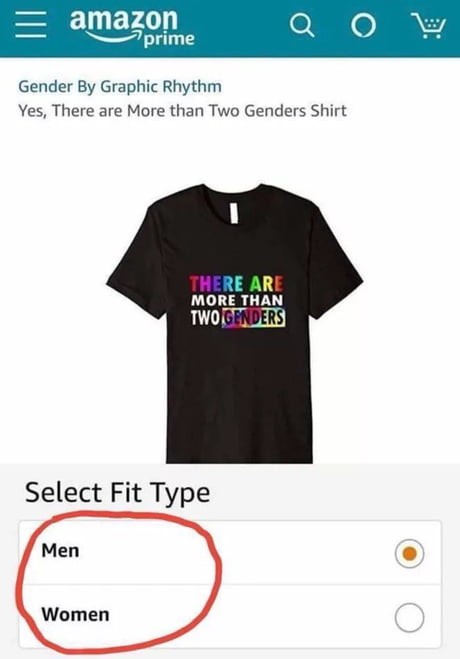 more than two gender t shirt - amazon prime Q o w Gender By Graphic Rhythm Yes, There are More than Two Genders Shirt There Are More Than Two Genders Select Fit Type Men Women