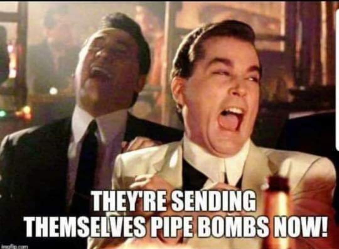 silent treatment meme - They'Re Sending Themselves Pipe Bombs Now!
