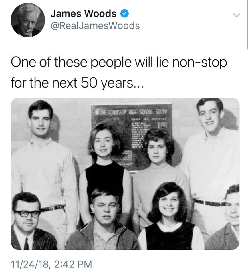 memes - high school 60s - James Woods One of these people will lie nonstop for the next 50 years... Etoonship High School South 112418,