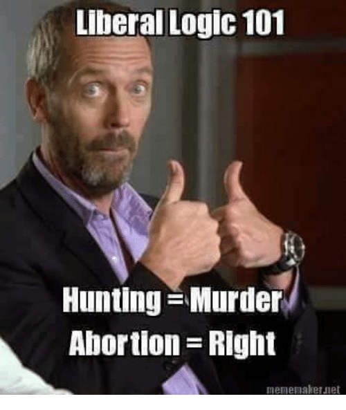 memes - house thumbs up meme - Liberal Logic 101 Hunting Murder Abortion Right mememaker.net