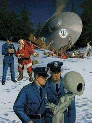 memes - christmas ufo