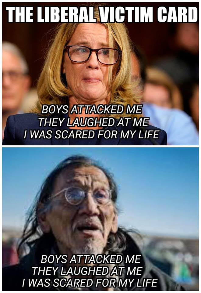liberal victim meme - The Liberal Victim Card Boys Attacked Me They Laughed At Me Twas Scared For My Life Boys Attacked Me They Laughed At Me Twas Scared For My Life