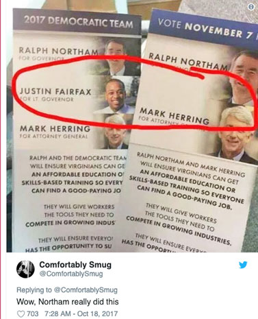 memes - justin fairfax ralph northam - 2017 Democratic Team Vote November 7 Ralph Northam Ralph Northame Justin Fairfax Or It Governor Mark Herring For Attorne Mark Herring For Attorney General Ralph And The Democratic Team Will Ensure Virginians Can Ge A