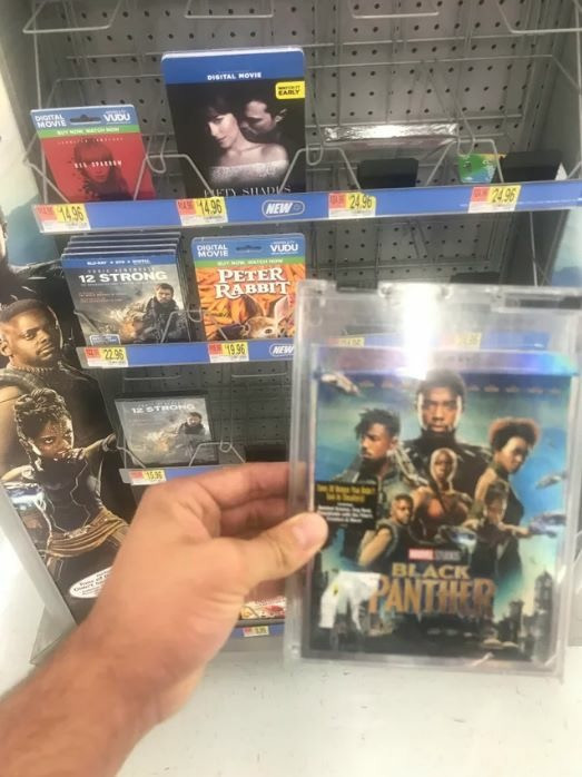 memes - black panther walmart meme - Digital Movie Dimevudu IS1996 New 2492 1993 Movie Vudu Peter Rabbit Strong