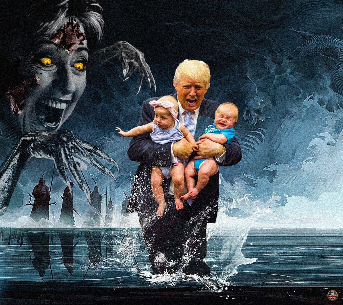 memes - trump saving babies from abortion