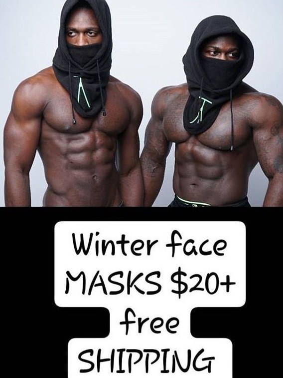 jussie smollett memes - olabinjo and abimbola osundairo - Winter face Masks $20 free Shipping