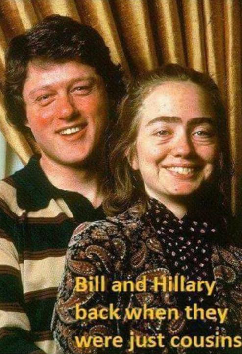 bill and hillary clinton cousins - Bill and Hillary back when they ci were just cousins