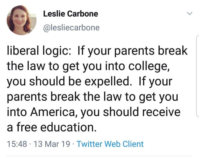 fake obama tweets - Leslie Carbone liberal logic If your parents break the law to get you into college, you should be expelled. If your parents break the law to get you into America, you should receive a free education. 13 Mar 19. Twitter Web Client