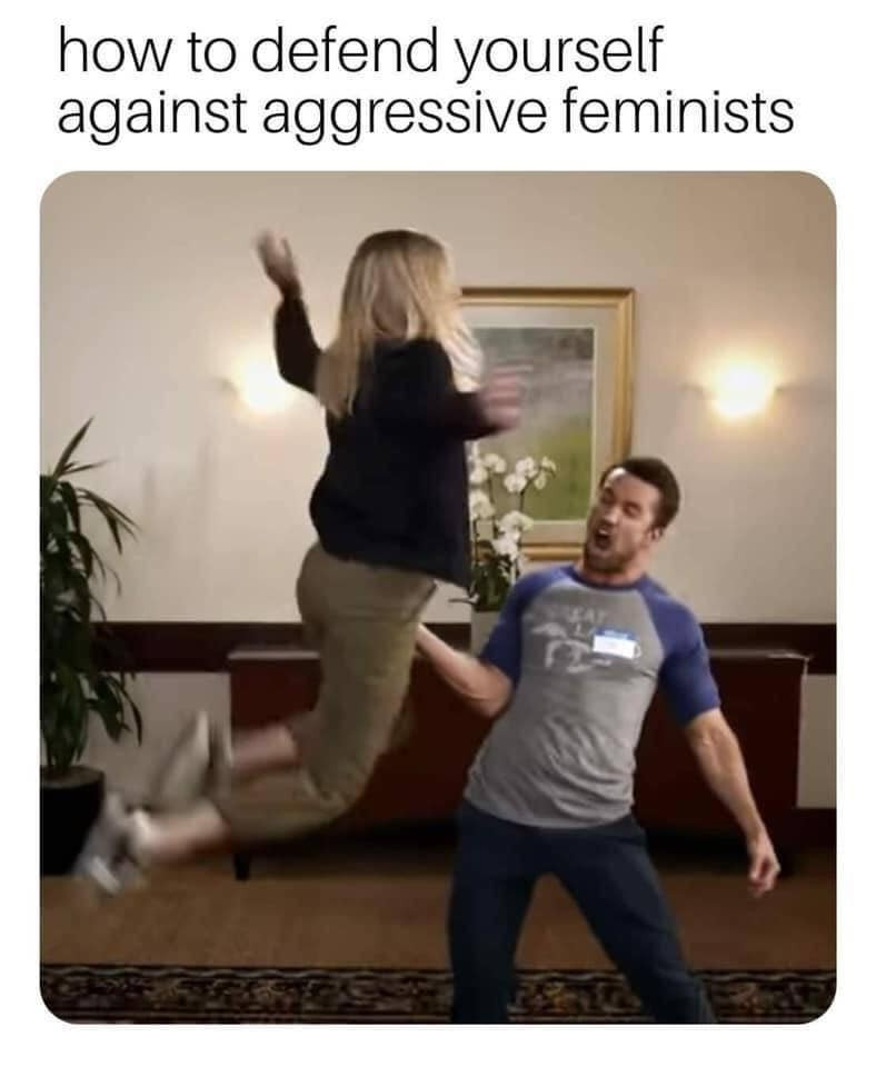 she underestimates your finger game - how to defend yourself against aggressive feminists