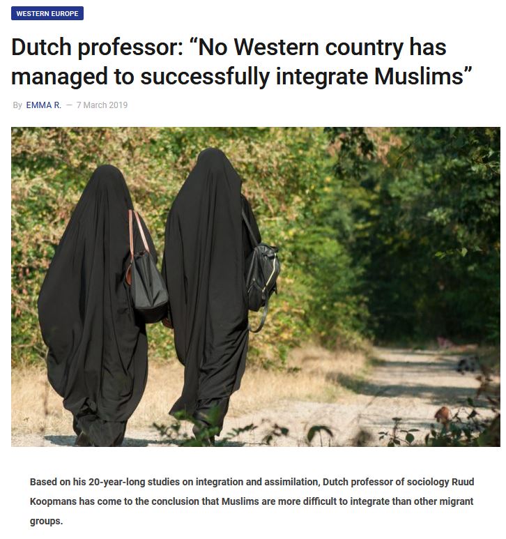 2 women nikab - Western Europe Dutch professor No Western country has managed to successfully integrate Muslims" By Emma R. Based on his 20yearlong studies on integration and assimilation, Dutch professor of sociology Ruud Koopmans has come to the conclus