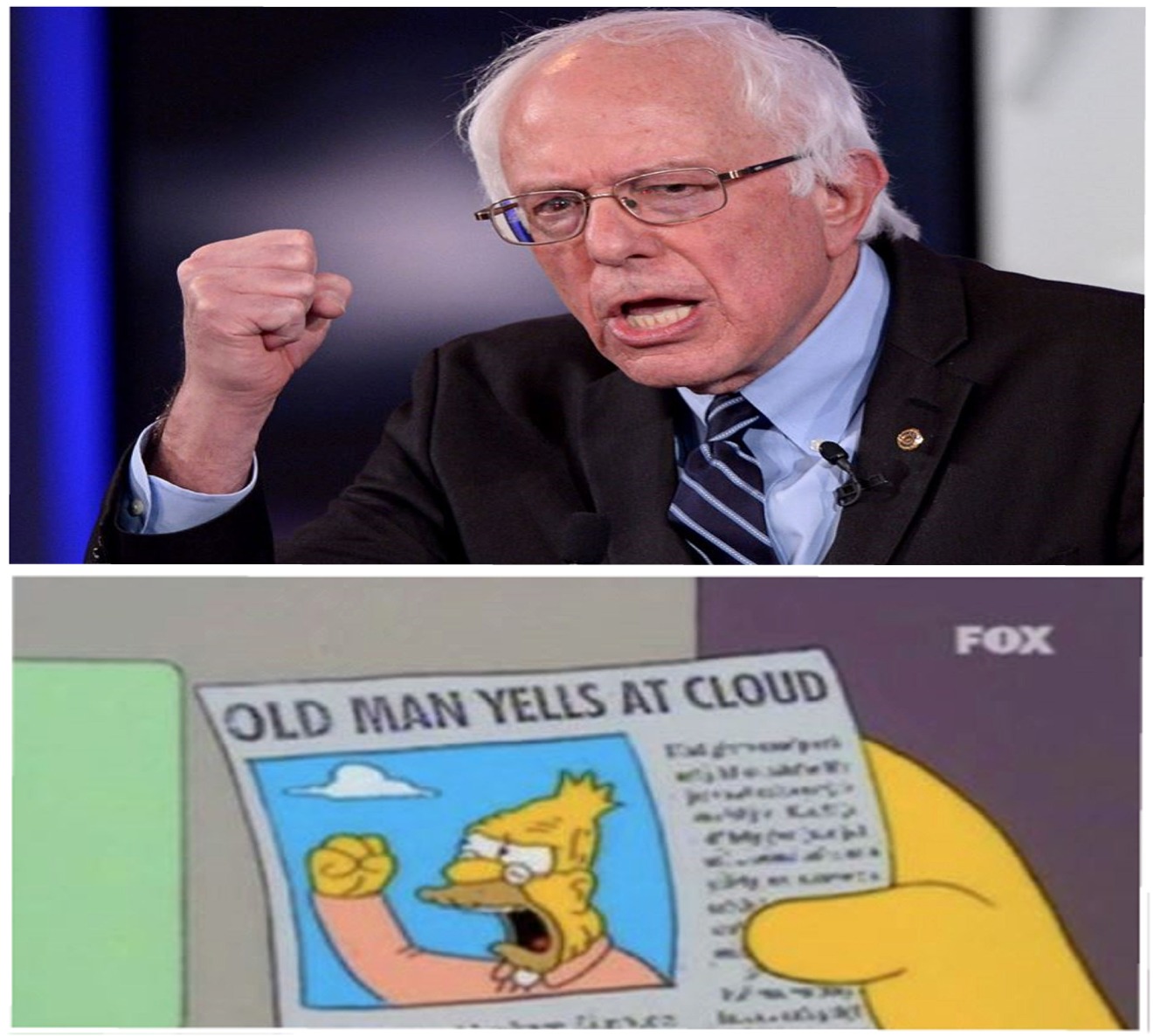 Simpsons predicted Bernie.