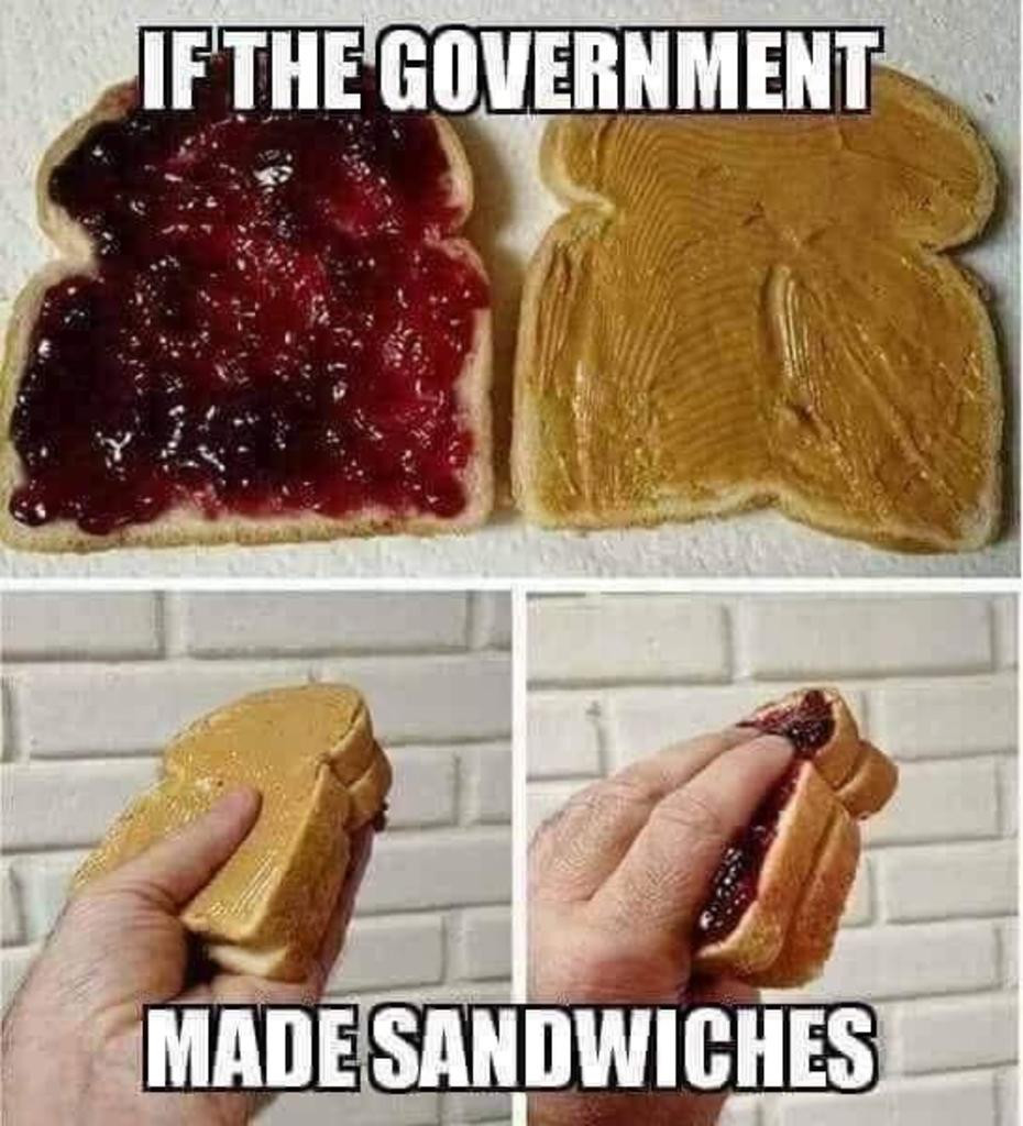 Conservative memes - slightly uncomfortable - If The Government Madesandwiches