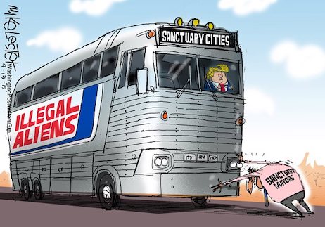 Conservative memes - Donald Trump - Sanctuary Cities Mkelestelwashington oriencia Illegal Aliens y 192 Sanctus Mayobs