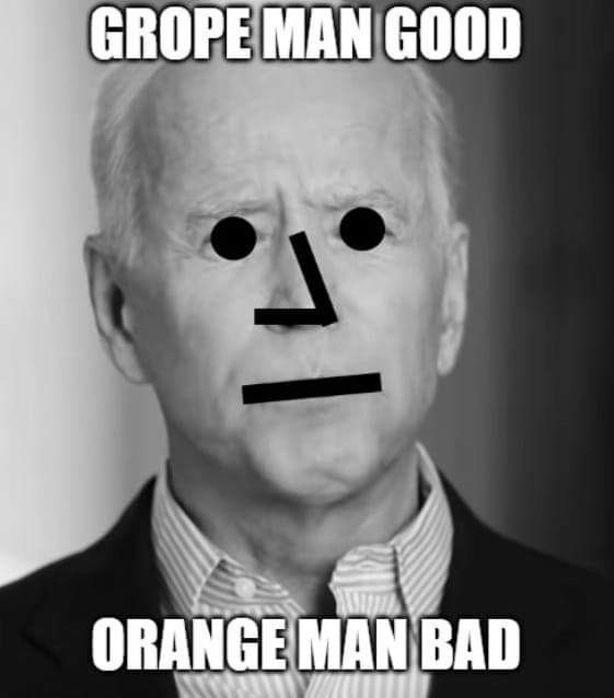 smile - Grope Man Good Orange Man Bad
