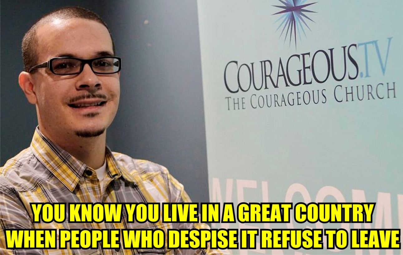 shaun king white - Courageoustv The Courageous Church V You Know You Liveinagreatcountry When People Who Despiseitrefuse To Leave