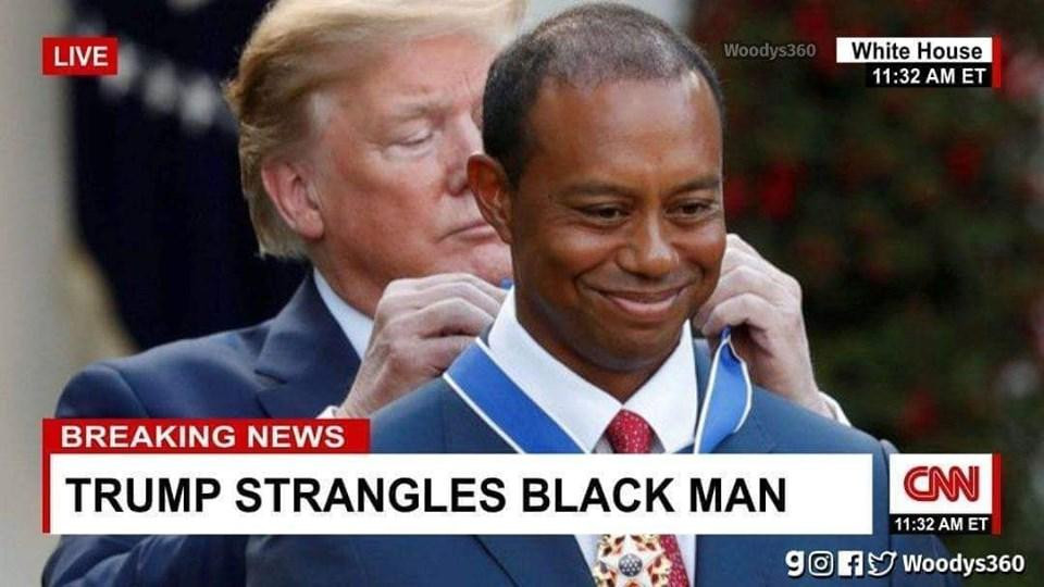 tiger woods medal of freedom - Live Woodys360 White House Et Breaking News Trump Strangles Black Man Cnn gorg Woodys360 Et