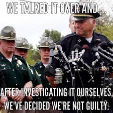 police investigate themselves - We Talked It Over And After Investigating It Ourselves, We'Ve Decided We'Re Not Guilty.