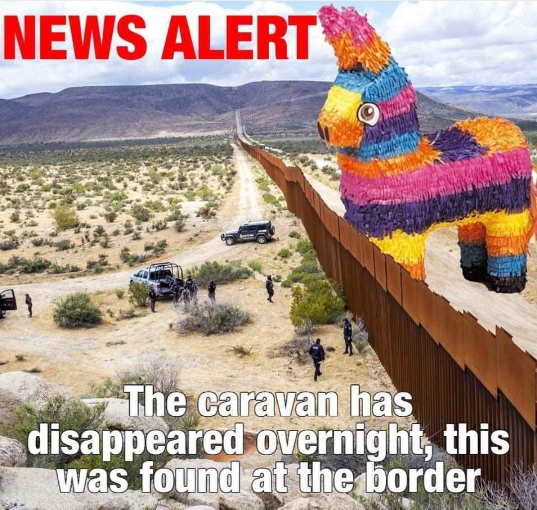 caravan disappeared - News Alert v The caravan has disappeared overnight, this was found at the border