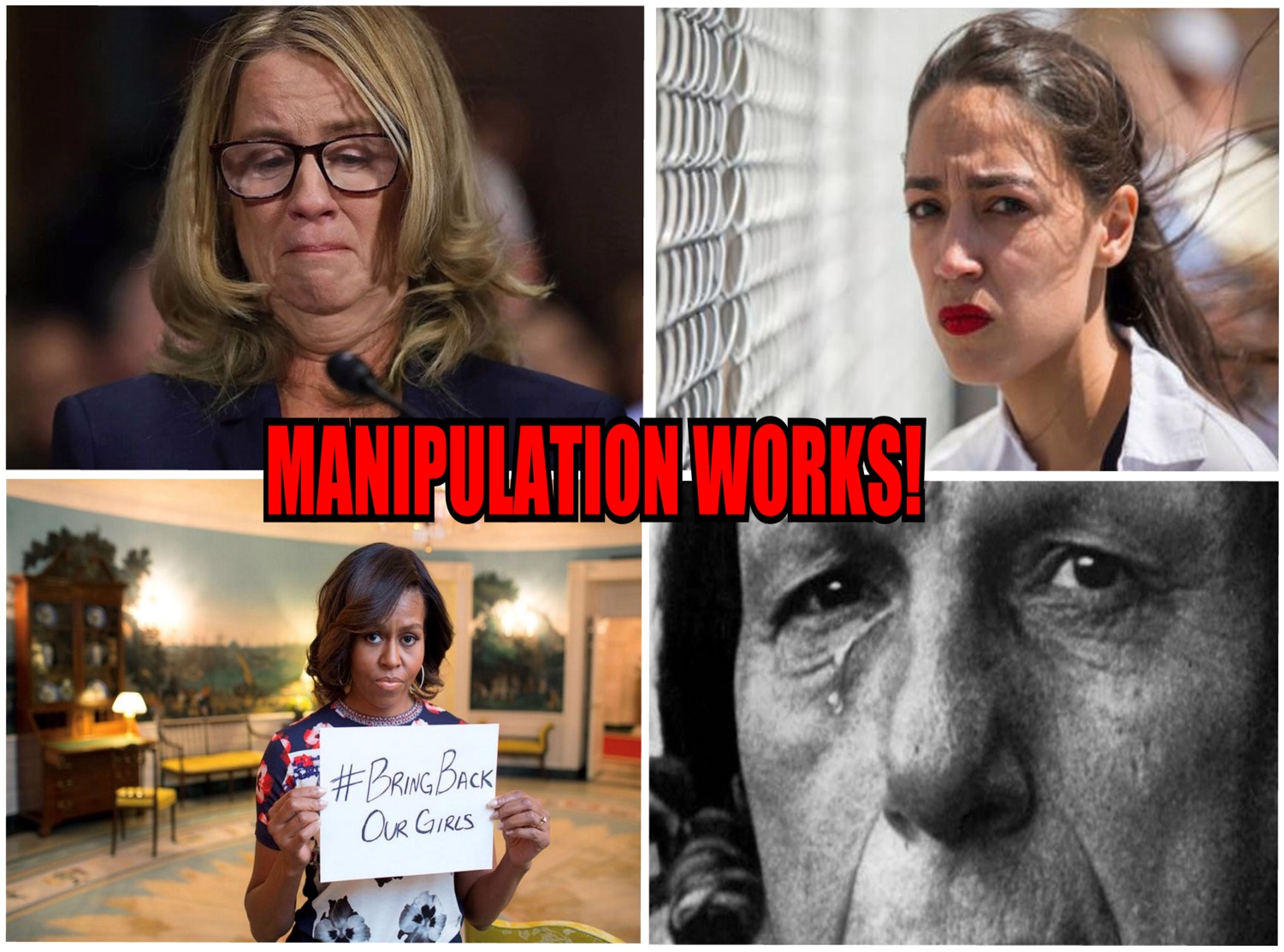 facial expression - Manipulation Works! Back Our Girls