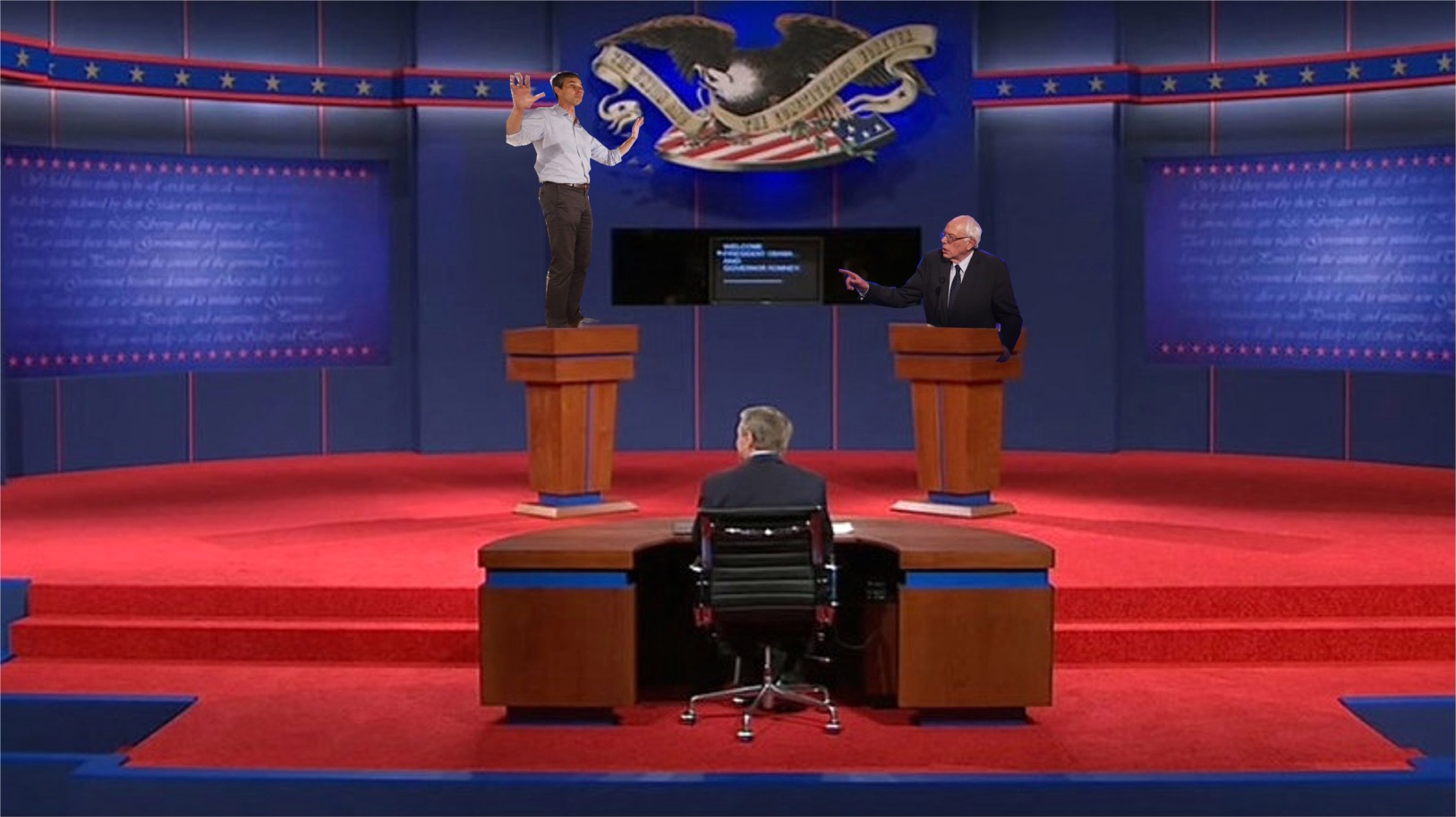 presidential debate room