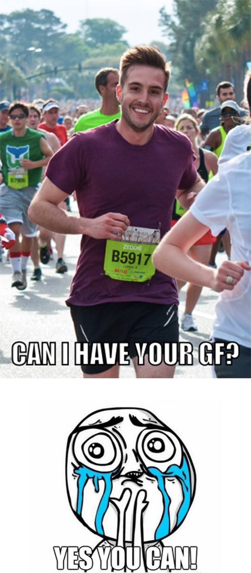 Ridiculously Photogenic Guy requests your GF