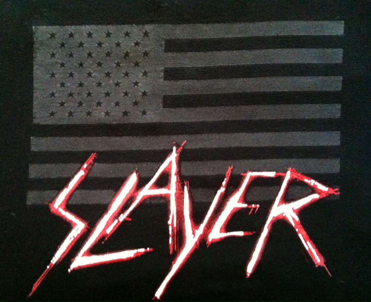 Slayer shirt from concert right after 911