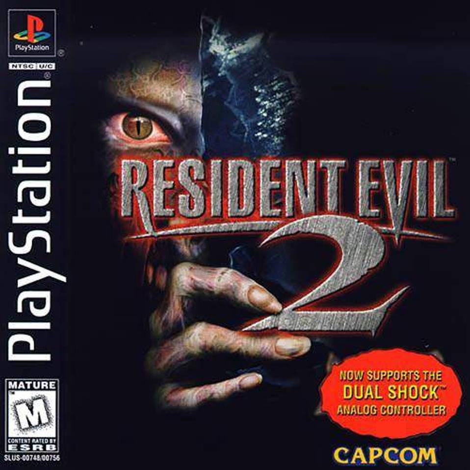 resident evil 2 dual shock - PlayStation Ntsguig Resident Evil 13 PlayStation | Mature Now Supports The Dual Shock Analog Controller Content Rated By Esrb Slus00749,00756 Capcom