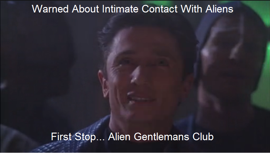 First Stop... Alien Gentlemens Club