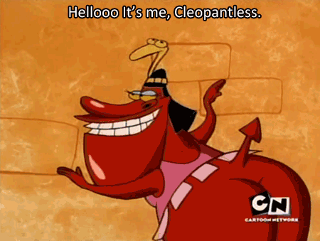 red guy cow and chicken gif - Hellooo It's me, Cleopantless. Cn Cartoon Netwo