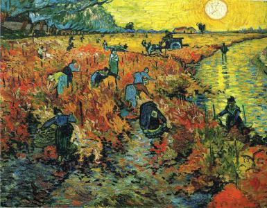 Van Gogh only sold one painting in his lifetime; Red Vineyard at Arles (The Vigne Rouge).