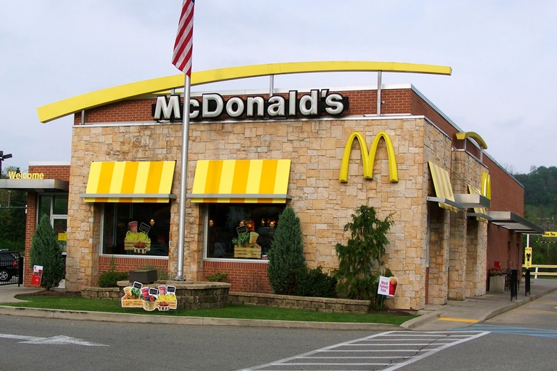 The 'Golden Arches' of fast food chain McDonalds is more recognized worldwide than the religious cross of Christianity.
