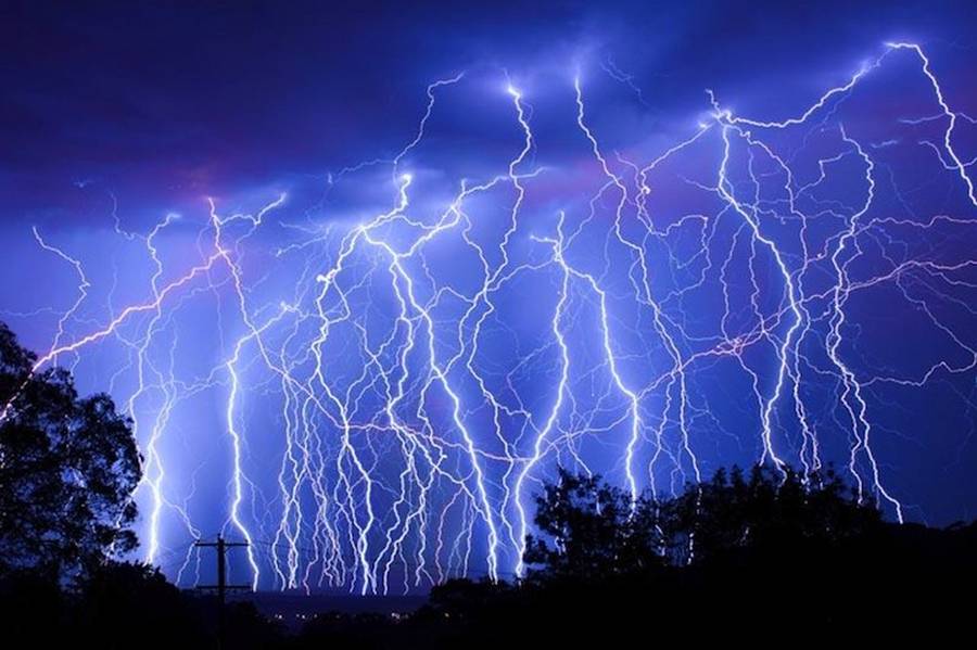 The Earth experiences 50,000 Earth quakes per year and is hit by Lightning 100 times a second.