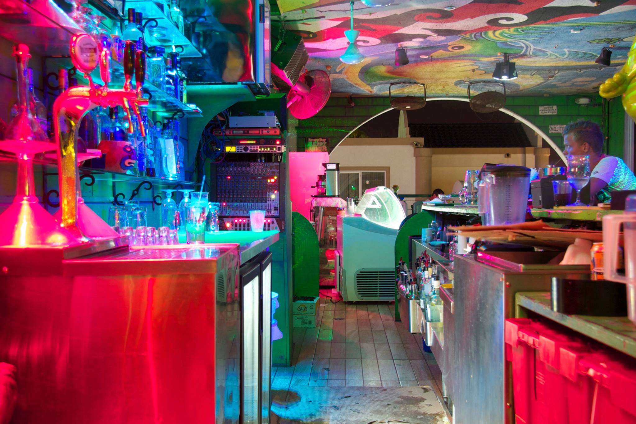 A bar in Aruba