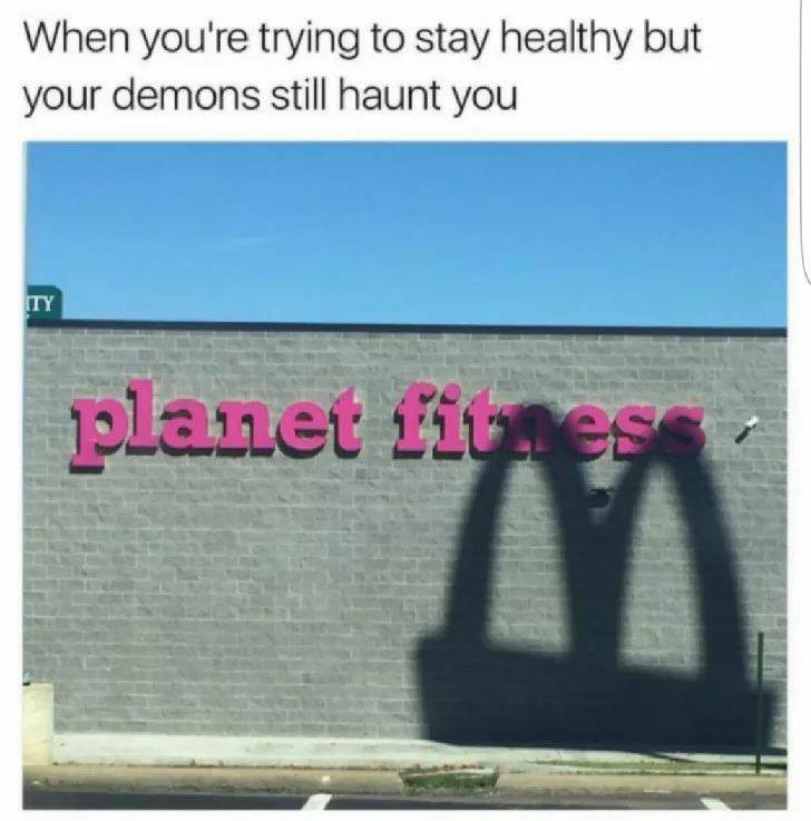 you re trying to stay healthy but your demons still haunt you - When you're trying to stay healthy but your demons still haunt you