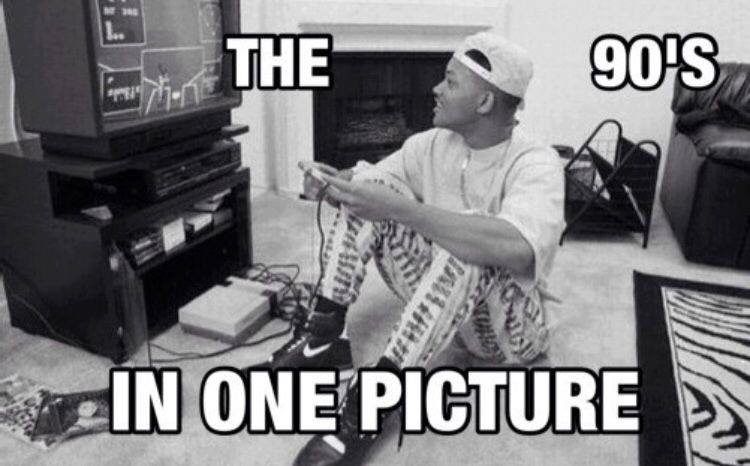 nostalgia - will smith playing nintendo - The 90'S 3231 In One Pictures