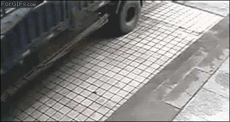 stab tire gif - For GIFs.com