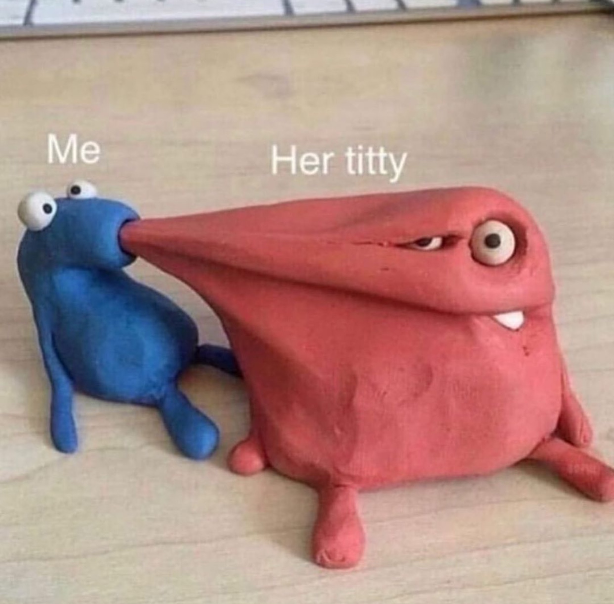 me her titty meme - Me Her titty