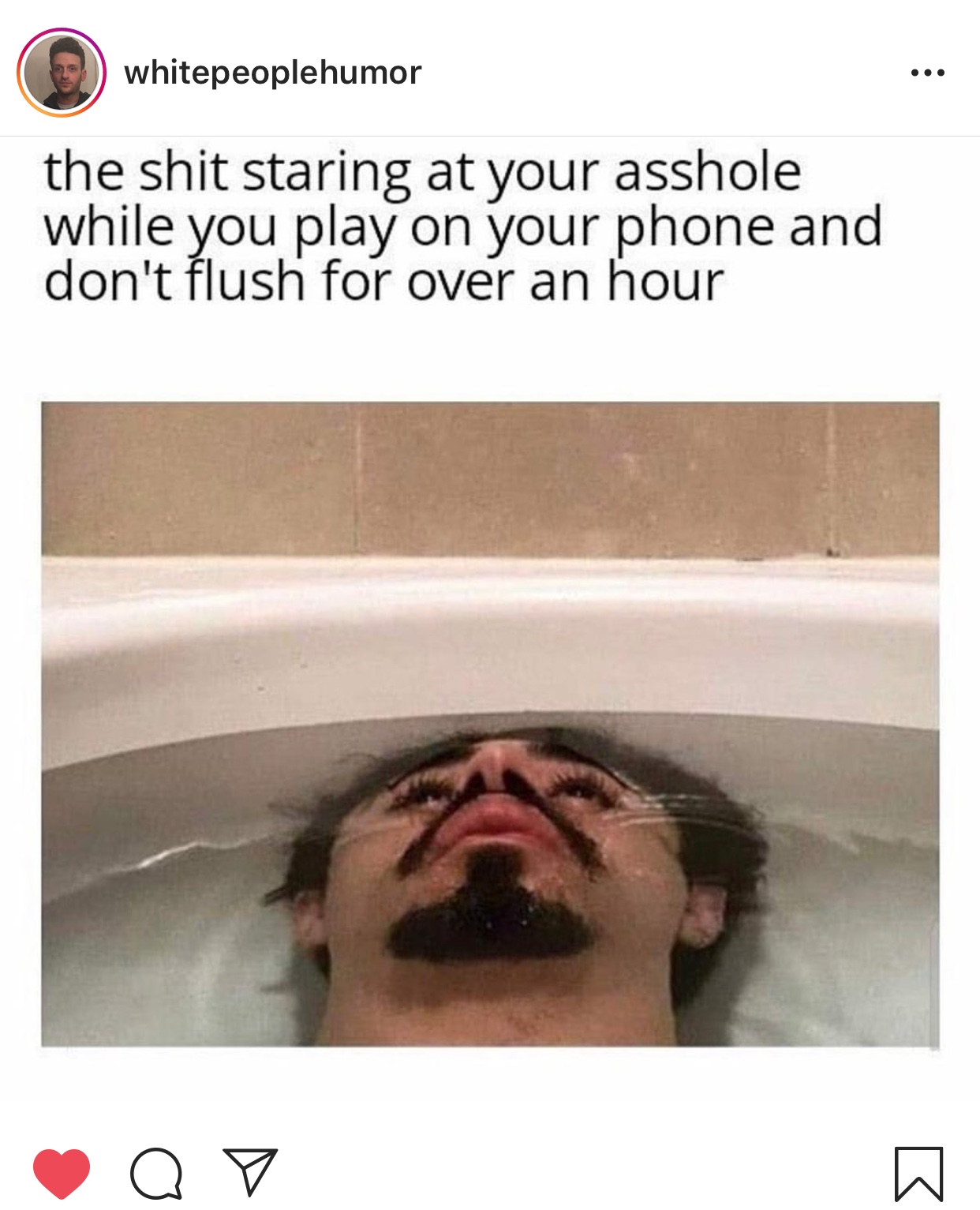 jaw - whitepeoplehumor the shit staring at your asshole while you play on your phone and don't flush for over an hour Q